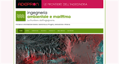 Desktop Screenshot of ingegneriaambientale.net